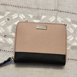 Kate Spade Blush and Black Wallet